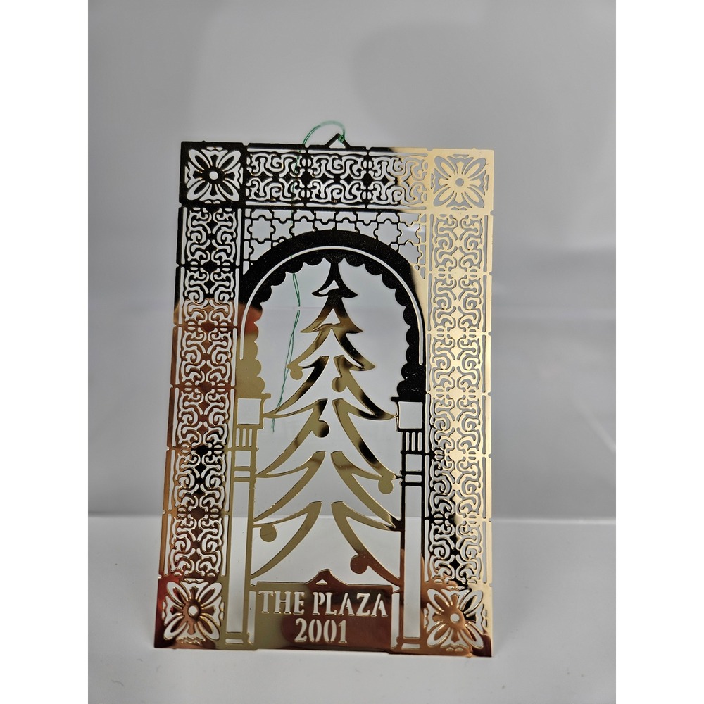 RARE Kansas City Christmas Ornaments Set of 6 Metal 24K Plated - Picture 4 of 8